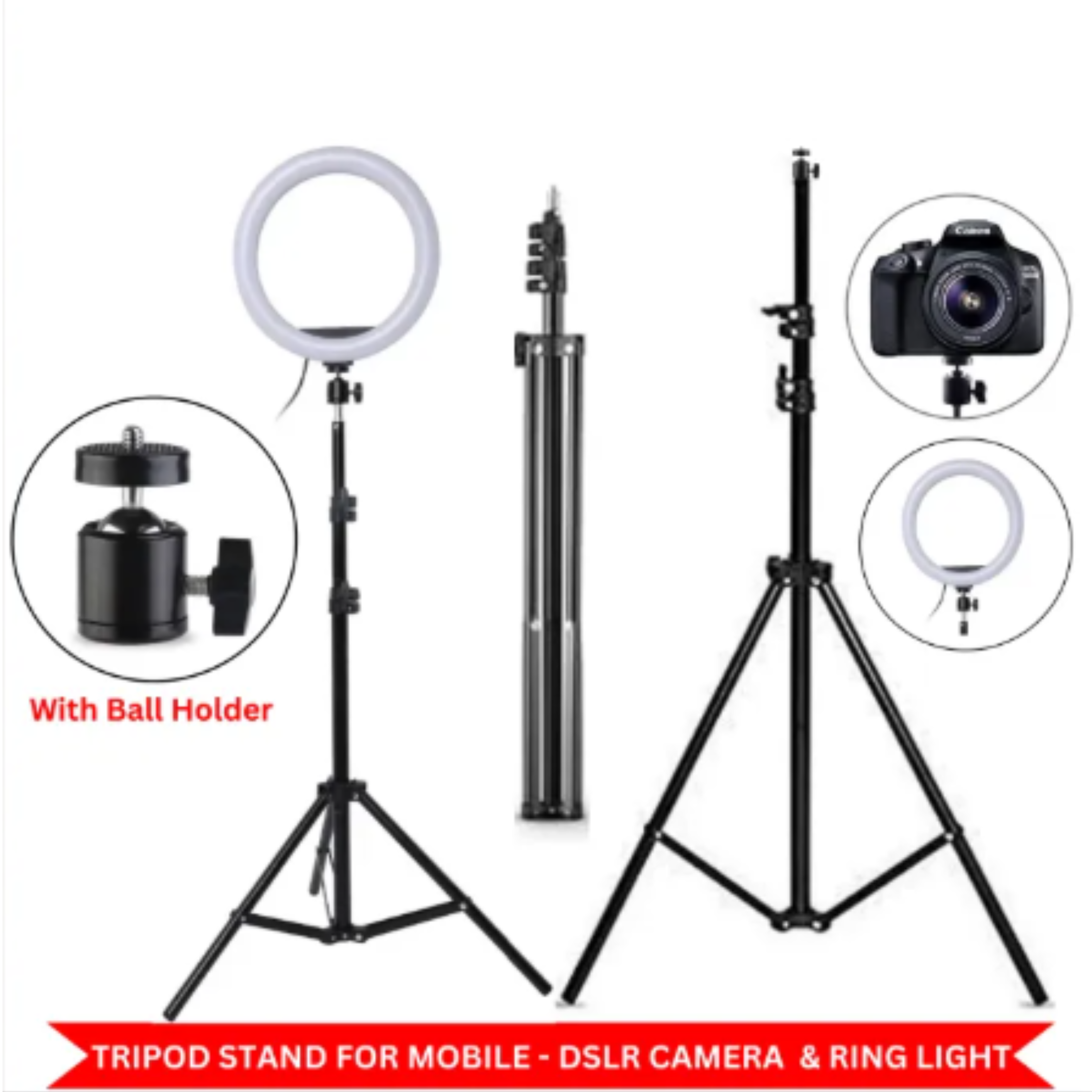 Aluminium 7 Feet Tripod Stand